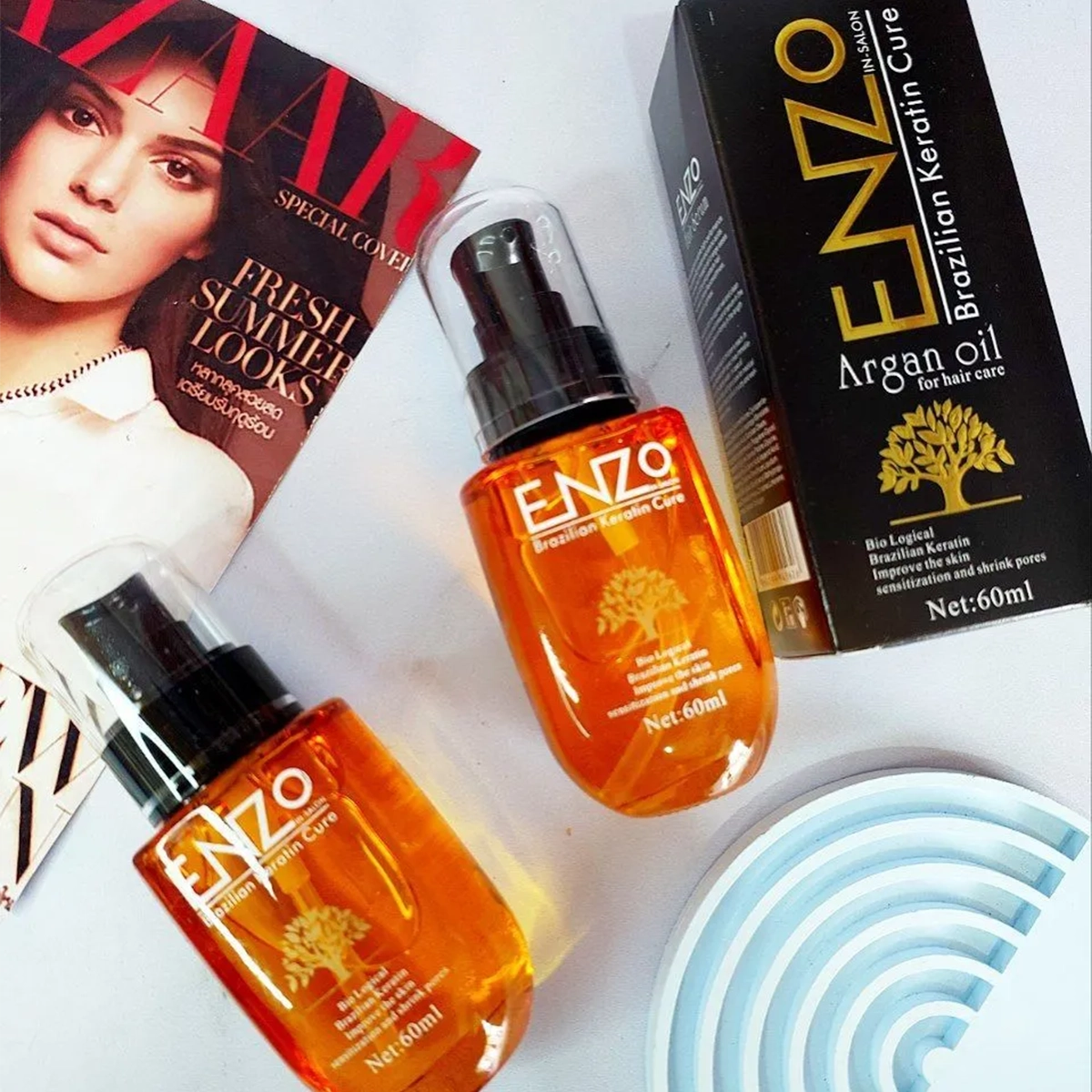 روغن مغذی کننده مو آرگان ENZO