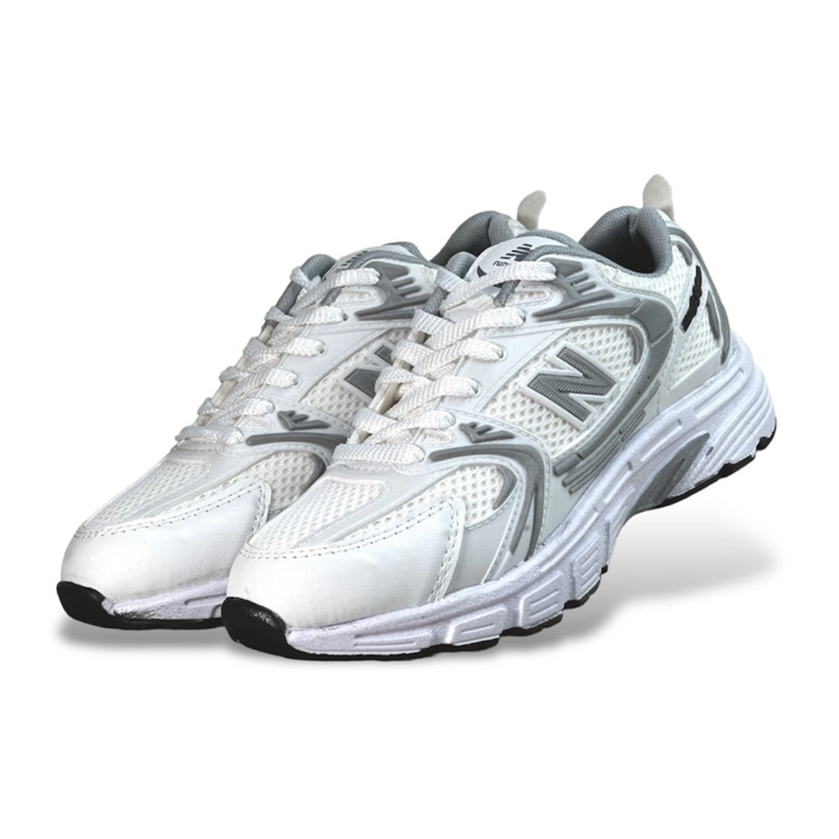 کفش ورزشی مردانه نیوبالانس سفید طوسی مدل TAKO