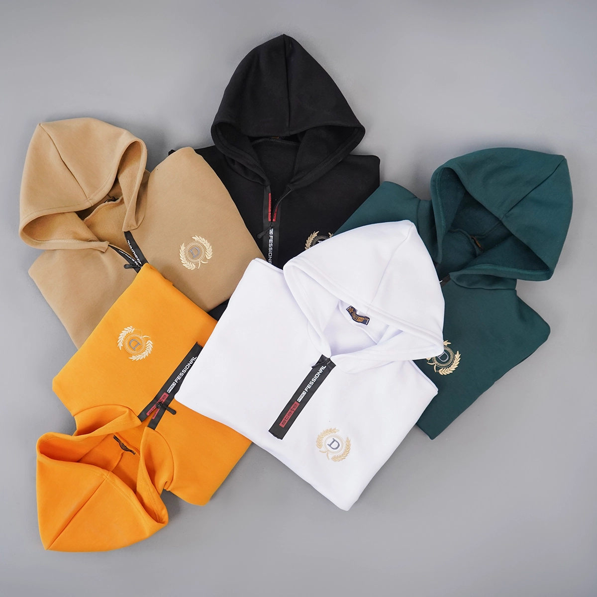 هودی مردانه طرح D مشکی مدل Parham