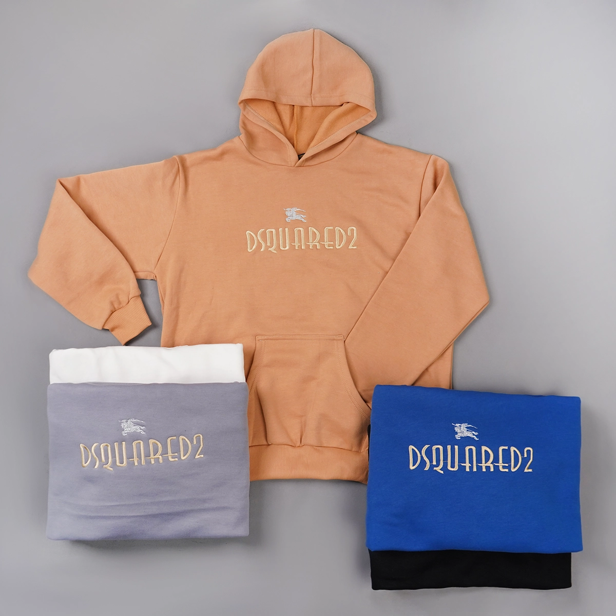 هودی مردانه آبی DSQUARED2 مدلBehrad