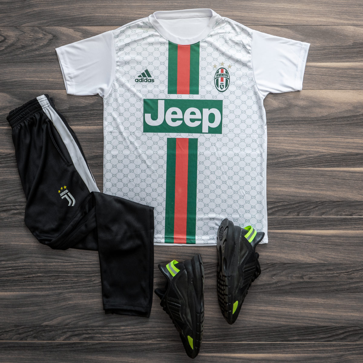 ست تیشرت شلوار یوونتوس مردانه مدل Yani