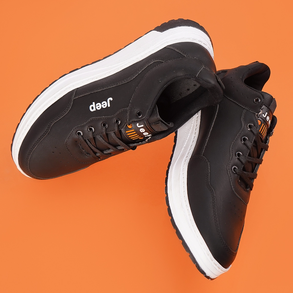 کفش اسپرت مردانه مشکی مدل jeep