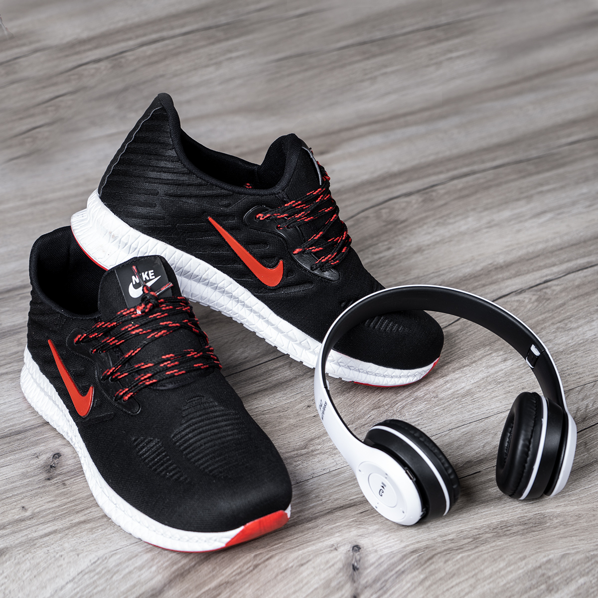 کفش ورزشی Nike مردانه مشکی قرمز مدل Roham