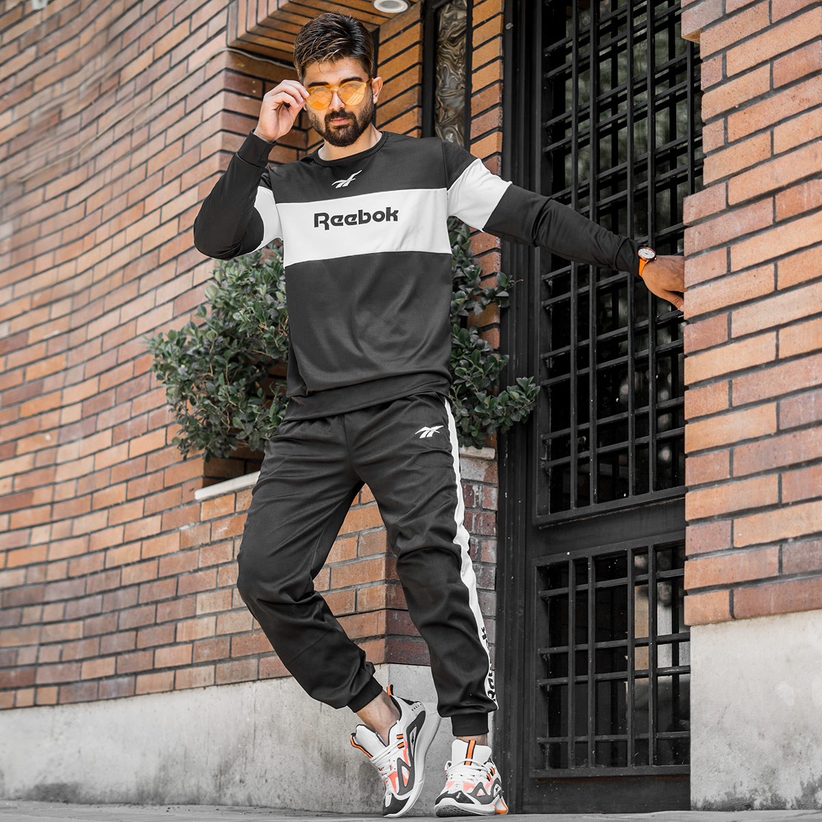 ست آستین بلند شلوار Reebok مردانه مدل Yonik