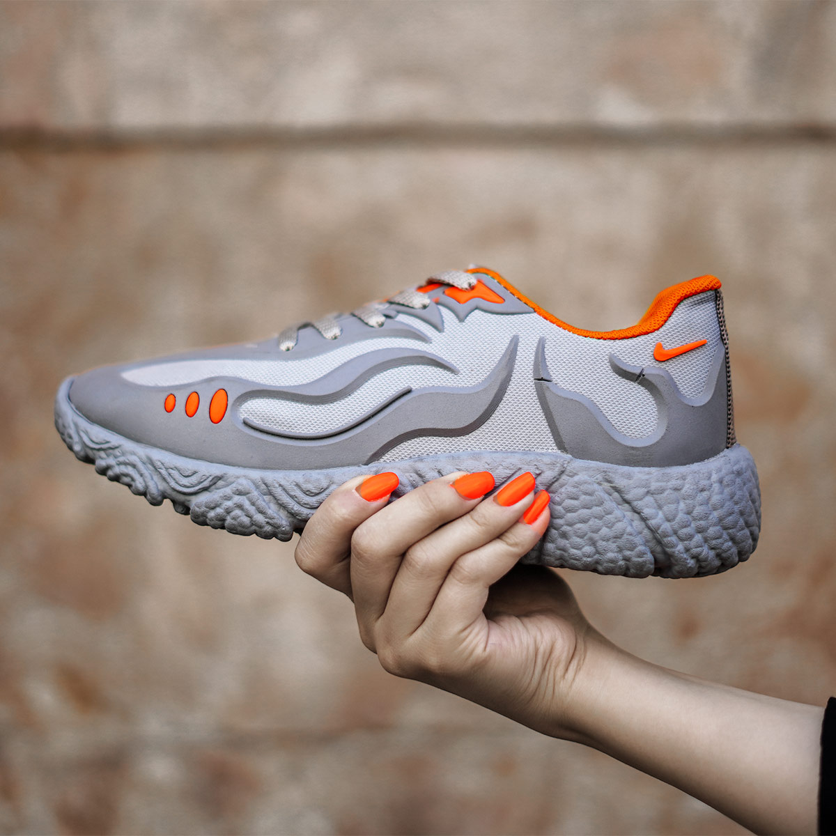 کفش ورزشی Fire زنانه طوسی مدل Neda